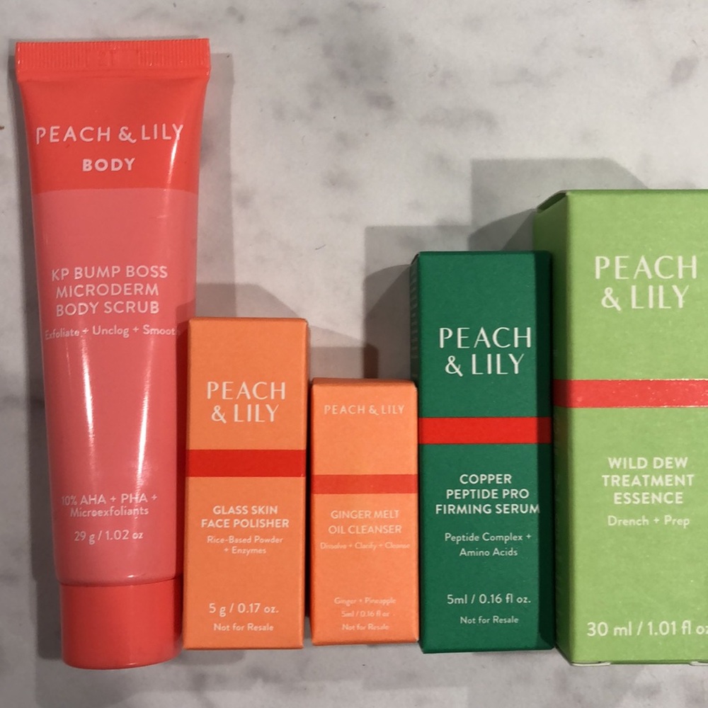Peach & Lily Starter Trial kit 5 items✅ NEW✅